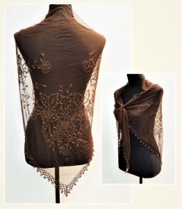 Beaded shawl 01-424C